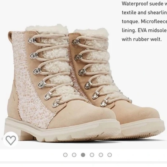 NWT Sorel Lennox Lace Cozy Waterproof Boot - Picture 3 of 8